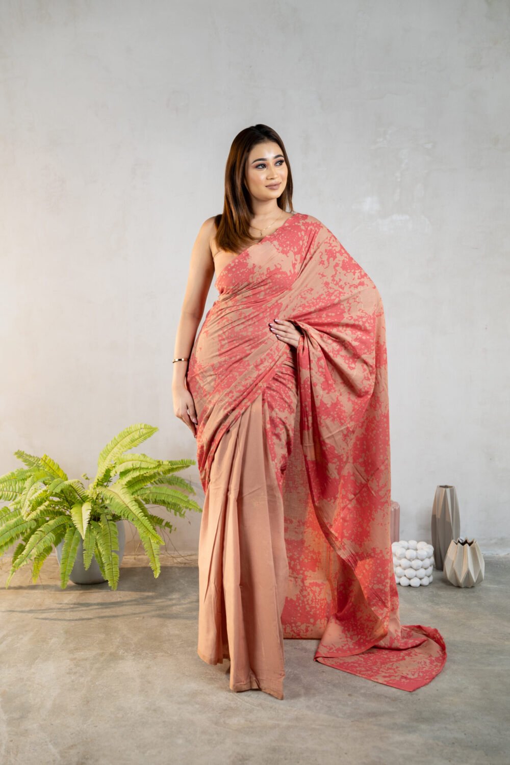 Handcrafted Cotton Batik Saree 2623