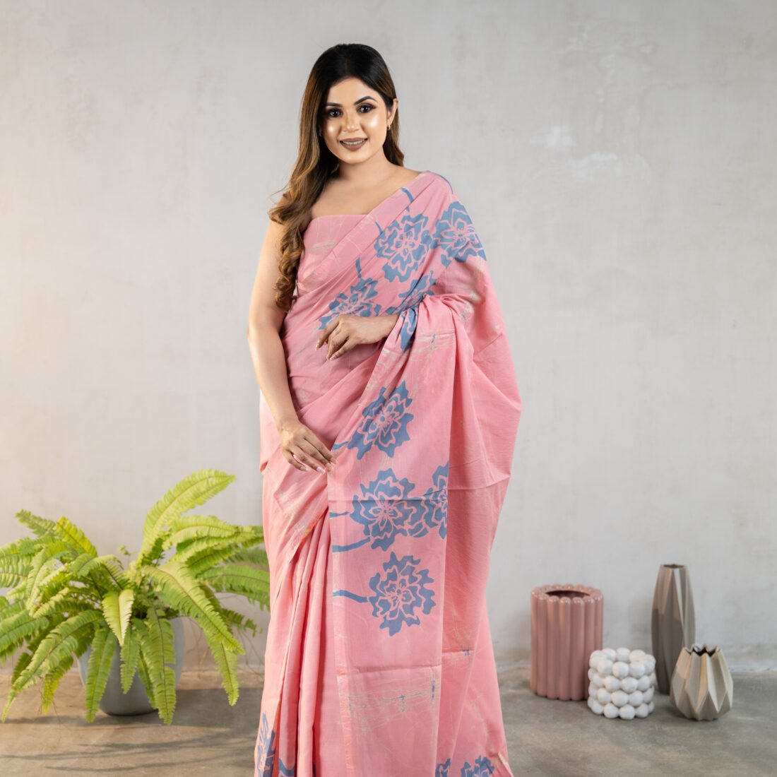 Handcrafted Cotton Batik Saree 2645