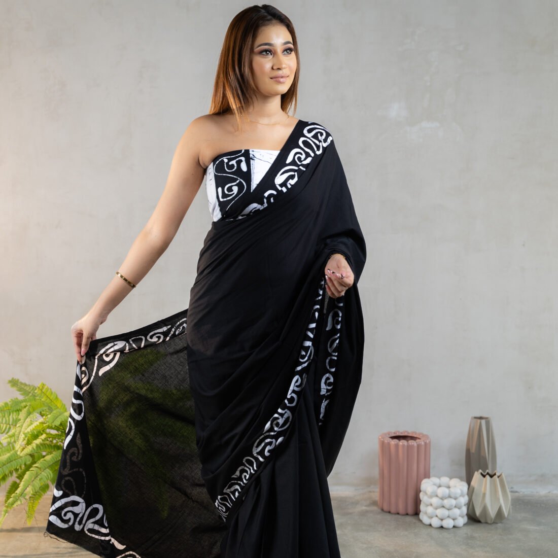 Handcrafted Cotton Batik Saree 2641 (Copy)