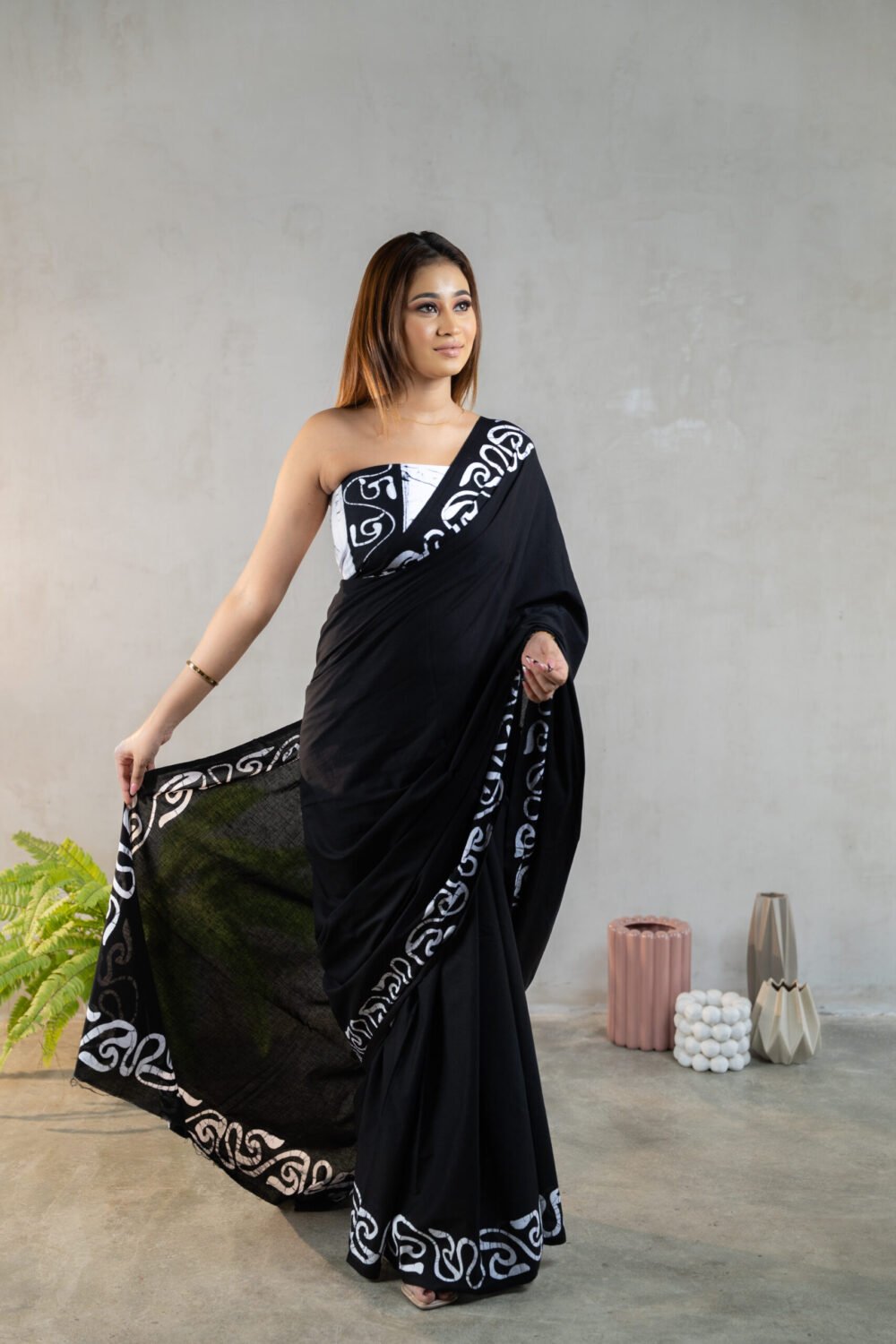 Handcrafted Cotton Batik Saree 2641 (Copy)