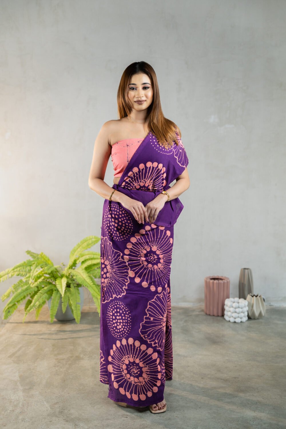 Handcrafted Cotton Batik Saree 2641 (Copy)